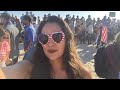 In Laguna Beach at the America First Vigil - Protestors & rally attendees are flooding in.