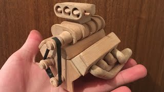 How To Make A Mini Wooden Supercharged V8 Engine (Part 2)