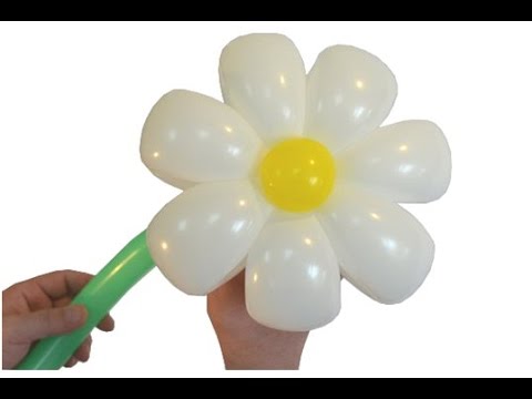 Как сделать ромашку с шариковым Как сделать ромашку с шариковым