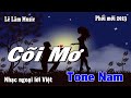 Karaoke - CÕI MƠ Tone Nam | Lê Lâm Music