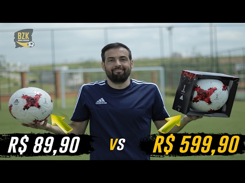 Bola R$ 89,90 vs Bola R$ 599,90 - Você percebe a diferença?