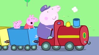 El Tren Del Abuelo Pig Al Ree Peppa Pig En Español Pepa La Cerdita