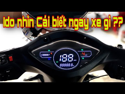Hướng Dẫn Lắp Đồng Hồ Led Cho Wave A 110 Như Zin - Không Cắt Dây Điện Zin_Led Clock For Wave A 110