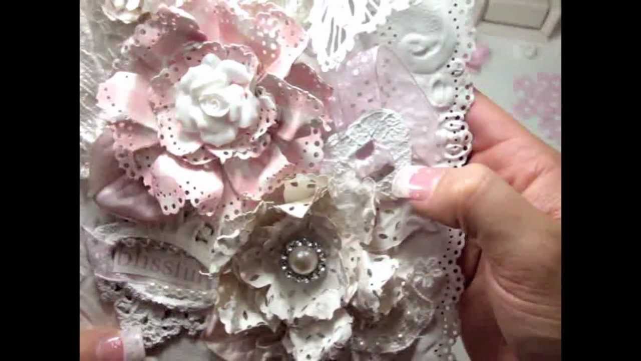 Tutorial Doily Paper Flower YouTube