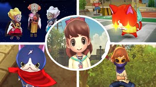Yo-Kai Watch 2 All Katie Story Cutscenes Fleshy Souls Bony Spirits Psychic Specters