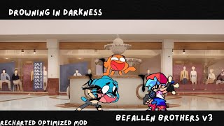 Friday Night Funkin I Drowning In Darkness - Befallen Brothers V3 Recharted Optimized Mod
