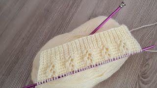 İki Şiş Kolay Yelek Süveter Hırka Örgü Modelleri ✅️ Knitting Crochet.