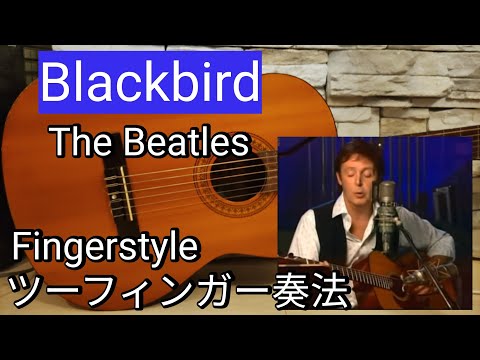 Blackbird/ The Beatles ポールのツーフィンガー奏法で弾いてみた！つもり？