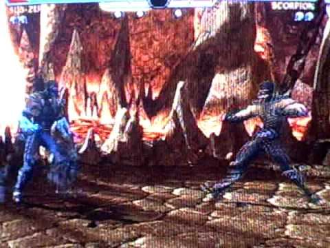 mortal kombat 9 sub zero and scorpion. mortal kombat 2011 sub zero vs