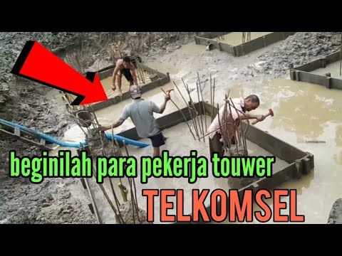 Take a peek at Telkomsel's touwer process ‼️ touwer Telkomsel ‼️#audiolibrary #bangunan #tutorial