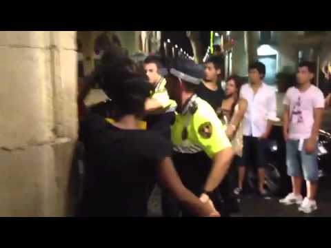 Chicks Fighting On Las Ramblas!! #Barcelona