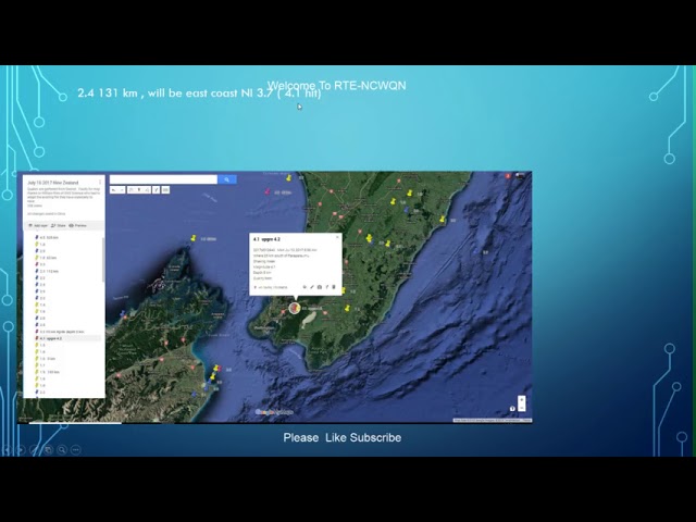 New Zealand Quake Updates-My Forecast HITS FROM 2017