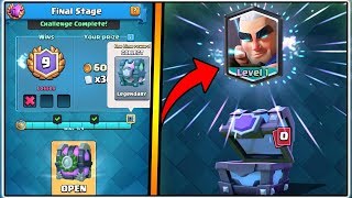 9 WINS LUNAR NEW YEAR CHALLENGE | CLASH ROYALE | SUPER MAGICAL CHEST & LEGENDARY CHEST OPENING!
