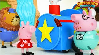 Peppa Pig Toy Zoo Animal Video De Aprendizaje Para Niños!