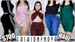 Huge 700 Fashion Nova Try-On Haul