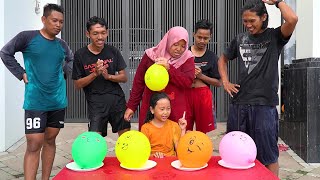 Game Tebak Warna Balon Keysha Jadi Pemenang - Let's Play Games With Family #3