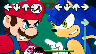 Fnf Corruption Exematch Deathmatch But Sonic Vs Mario Cover