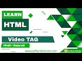 Video Tag in html | Html video tag full tutorial in hindi  | Source code available