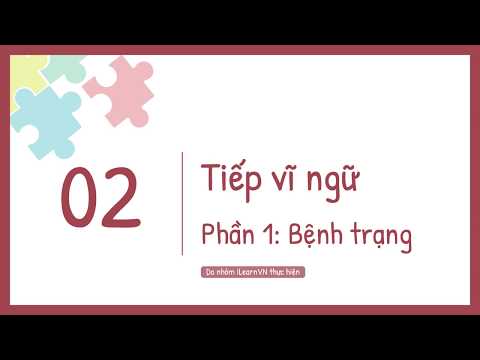 Bài 2.1: Tiếp vĩ ngữ - Giới thiệu về các vĩ ngữ thông dụng chỉ tình trạng bệnh hay triệu chứng
