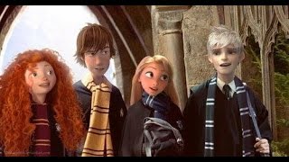 The Big Four (and Frozen?) in Hogwarts