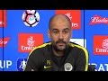 Pep Guardiola Pre-Match Press Conference - West Ham v Manchester City - FA Cup - Embargo Extras