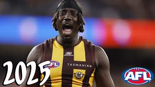 Mabior Chol Hawthorns Dominant Key Forward Afl 2025 Highlights