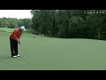 Brad Fritsch drains an improbable birdie putt on No. 14 at Wyndham