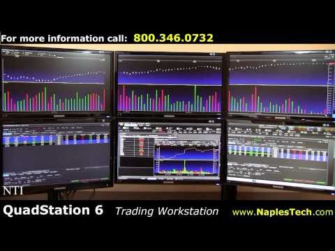 Multi monitor stock trading system