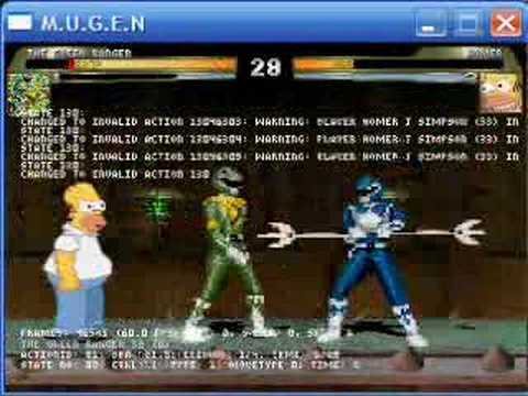 homer vs green ranger v2