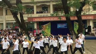 Flashmob 12A1Thptan Nhơn1-Mashup Likeoohahh, B-Day, Baby, Handsclap, Iam The Best, Khúc Xuân Reup