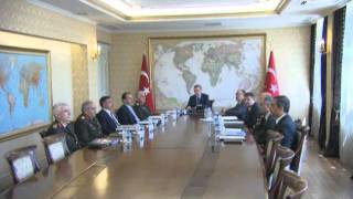 Başbakanlık Merkez Binasında Güvenlik Toplantısı