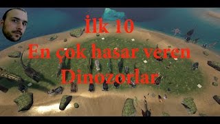 En Çok Hasar Veren Dinozorlar - Ark Survival Evolved On Türkçe