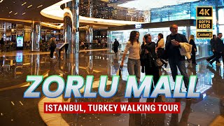 Zorlu Center İstanbulda Lüks Yürüyüş Tasarımcı Butikler & Şaşırtıcı Drone Görüntüleri 4K