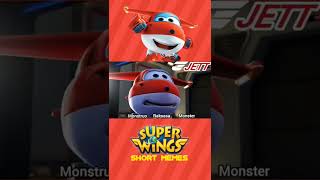 Super Wings 1 Short Memes Jeff Menakutkan Jett Jeff Asusta A Jett