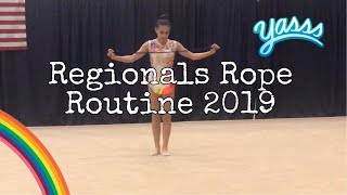 Tova Hayete Regionals Rope Routine 2019