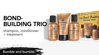 Repair damaged hair and build new bonds with this trio | Bb.Bond-Building | Bumble and bumble.