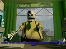 Grim Fandango Manny gets caught by Don Copal