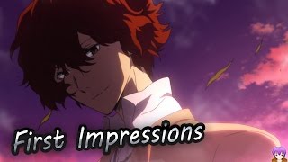 Bungou Stray Dogs Episode 1 First Impressions - Dazai Osamu & Edogawa Ranpo References