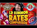 Summoners War -VS- Epic Seven : LD/ML Summon Rates Comparison!