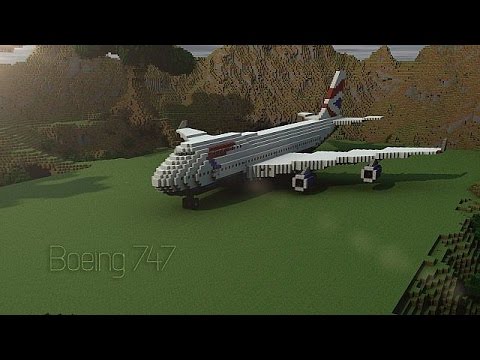 Как сделать самолета в minecraft Как сделать самолета в minecraft