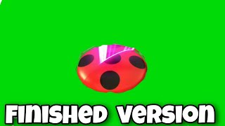 Finished Ladybug Yo-Yo Green Screen Read Description
