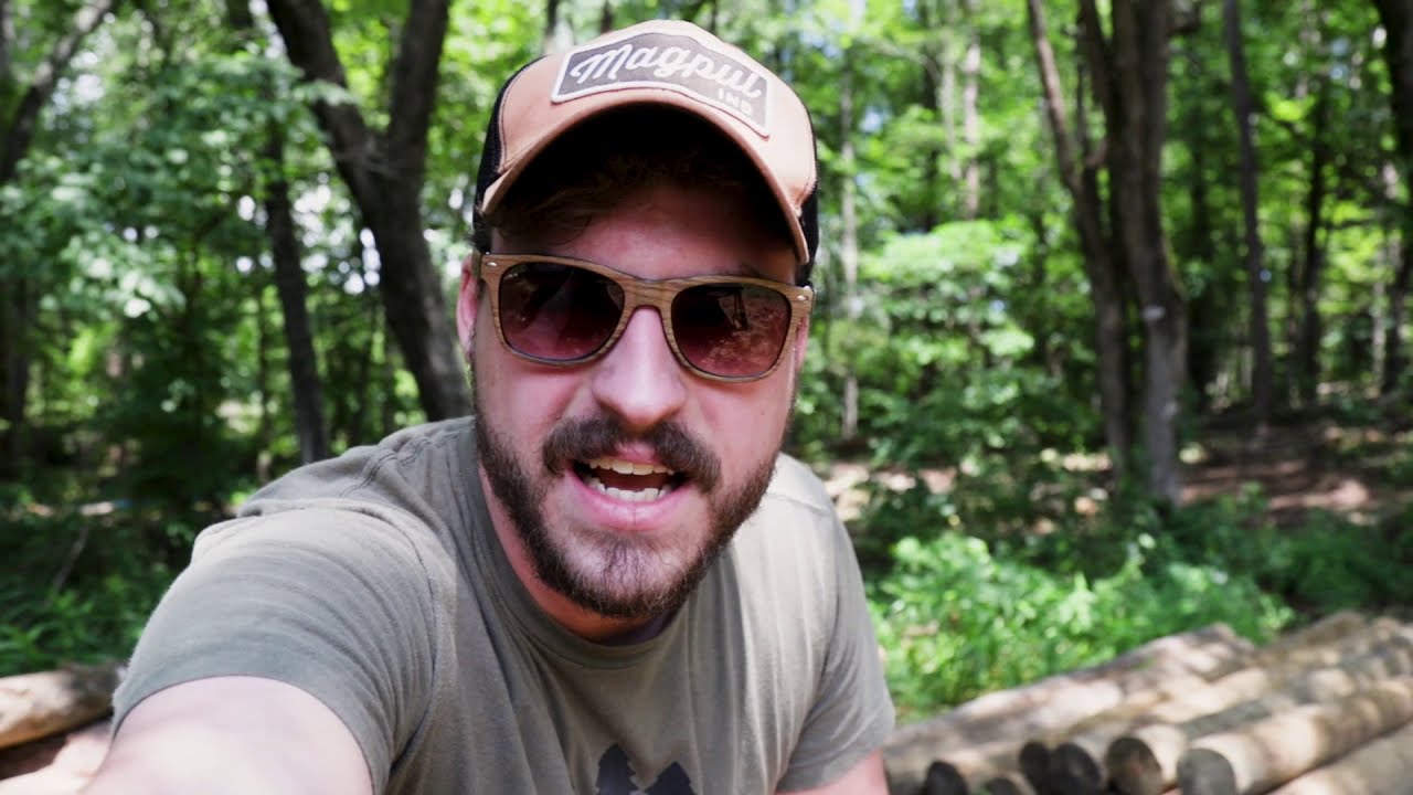 Wall Support Posts Are In! | Building the Fort In The Woods | Fort Building Ep. 7