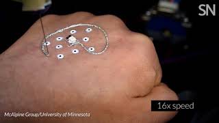 New technique 3-D prints electronics on your skin | Science News
