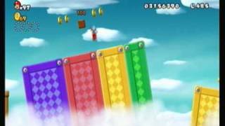 Let's Play New Super Mario Bros. Wii - #15. Walkin' on Clouds and Plenty of Sunshine!