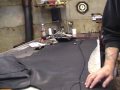 Tying on the final bolster