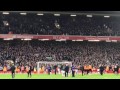 Plymouth Fans Applaud Their Team After 0-0 Draw at Anfield, 2017-01-08