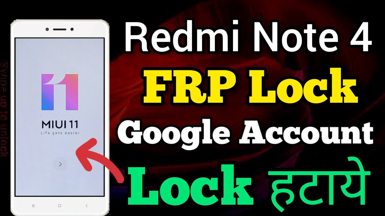 Redmi Note 4 || FRP Bypass || MIUI 11 || Google Account Redmi Note 4 || FRP Bypass || MIUI 11 || Google Account