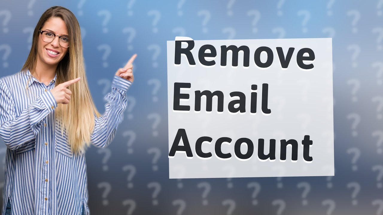How do I remove an email account from my iPhone Apple How do I remove an email account from my iPhone Apple