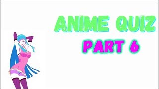 Guess the Anime Opening Quiz and Try not to Sing or Dance Challenge #6
