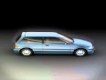 3D Model of Honda Civic IV Hatchback